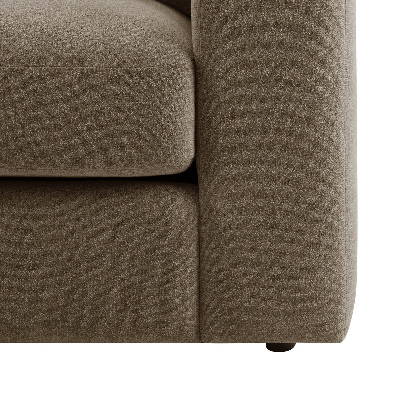 Antalya Loveseat - Chenille Mushroom
