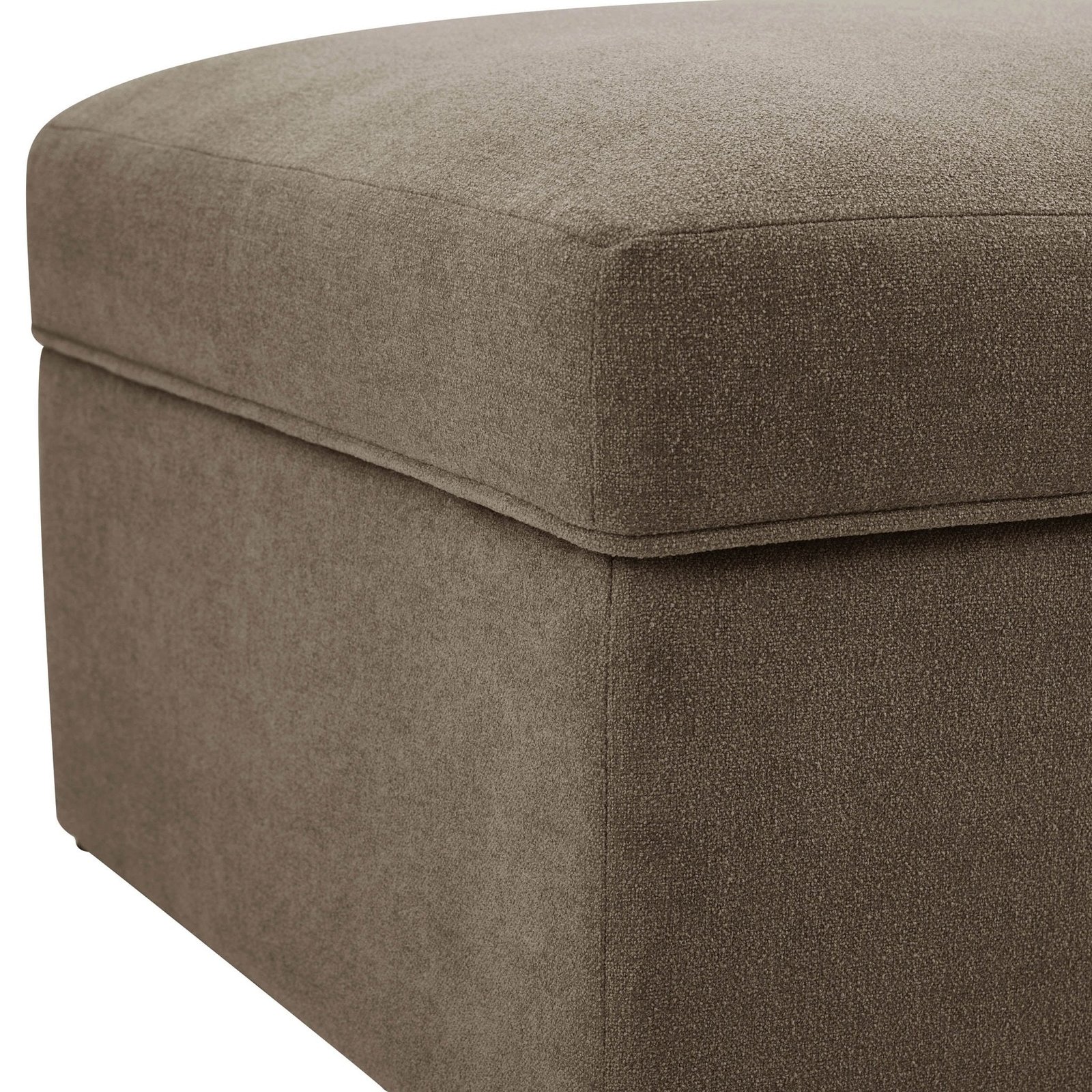 Antalya Storage Ottoman Pouffe - Chenille Mushroom