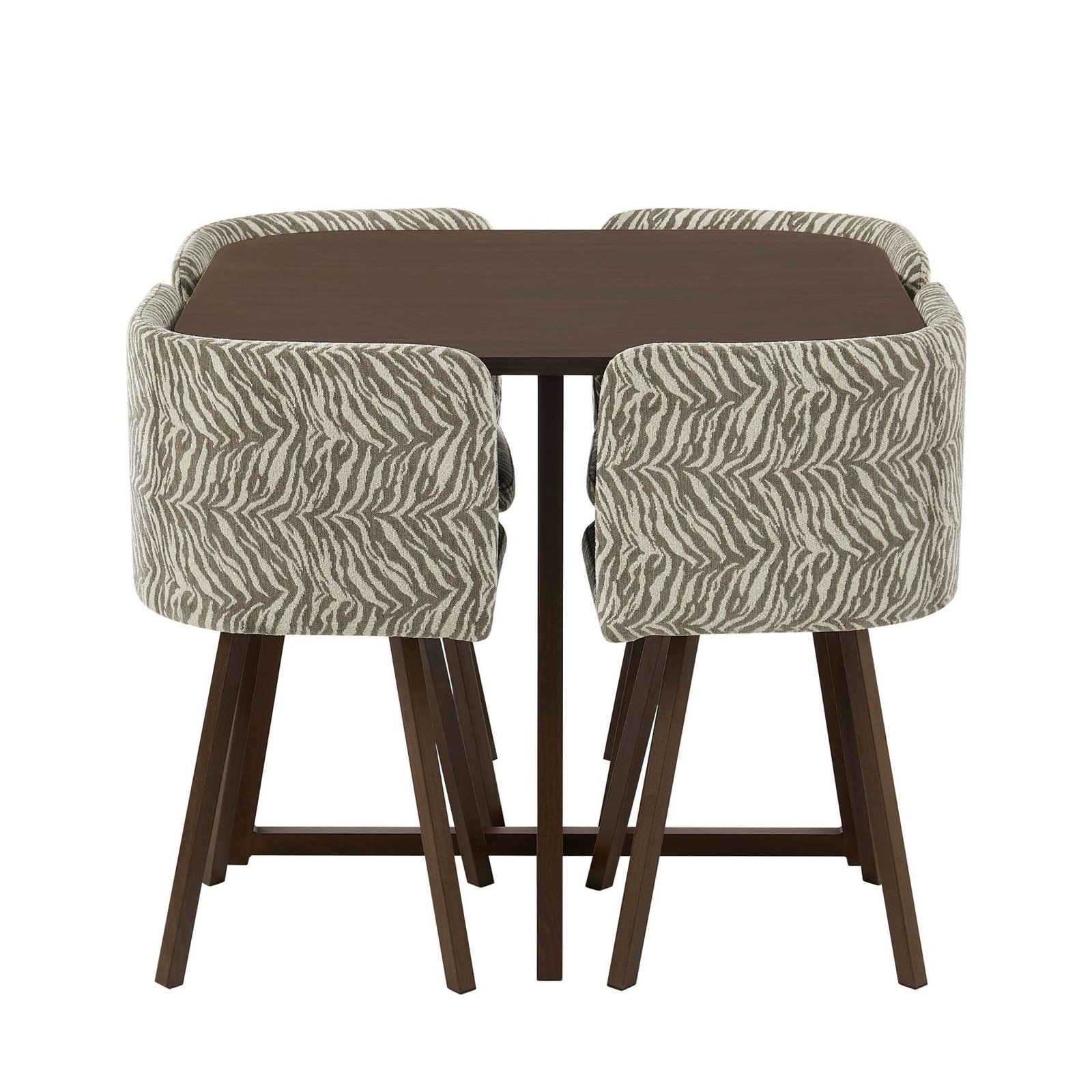 Ava Dining Chair Set - Animal Stripe - Green Lane