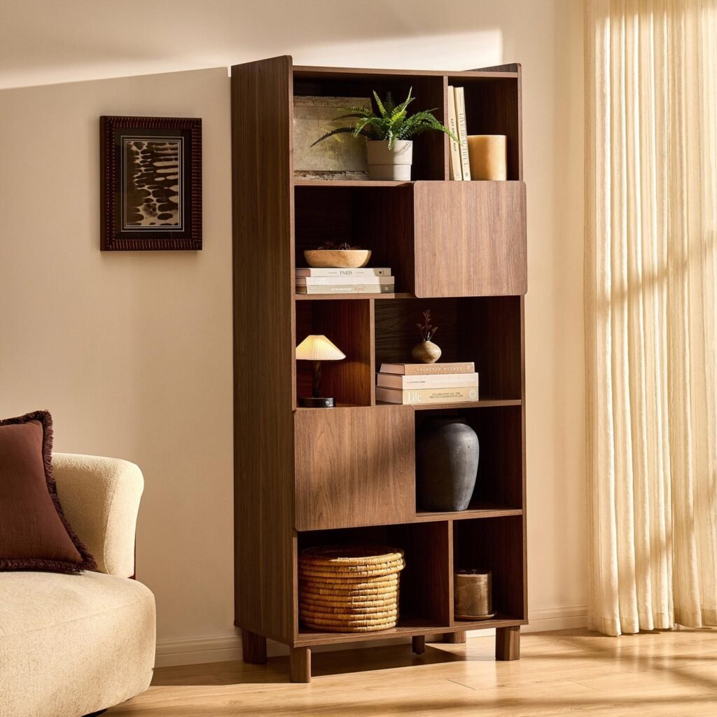 Avalon Shelving Unit - Medium Wood - Green Lane