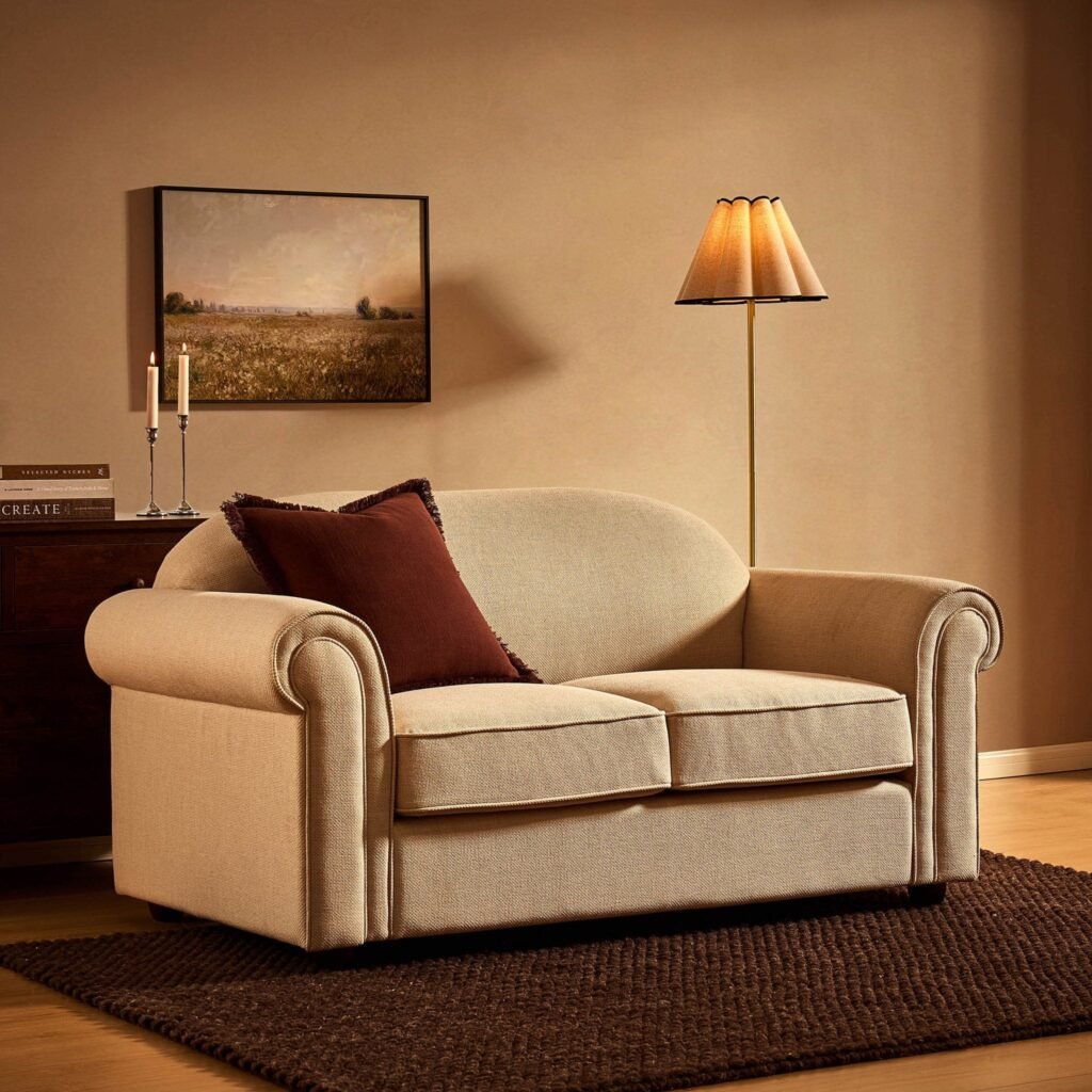 Beverley 2 Seater Sofa - Beige - Green Lane