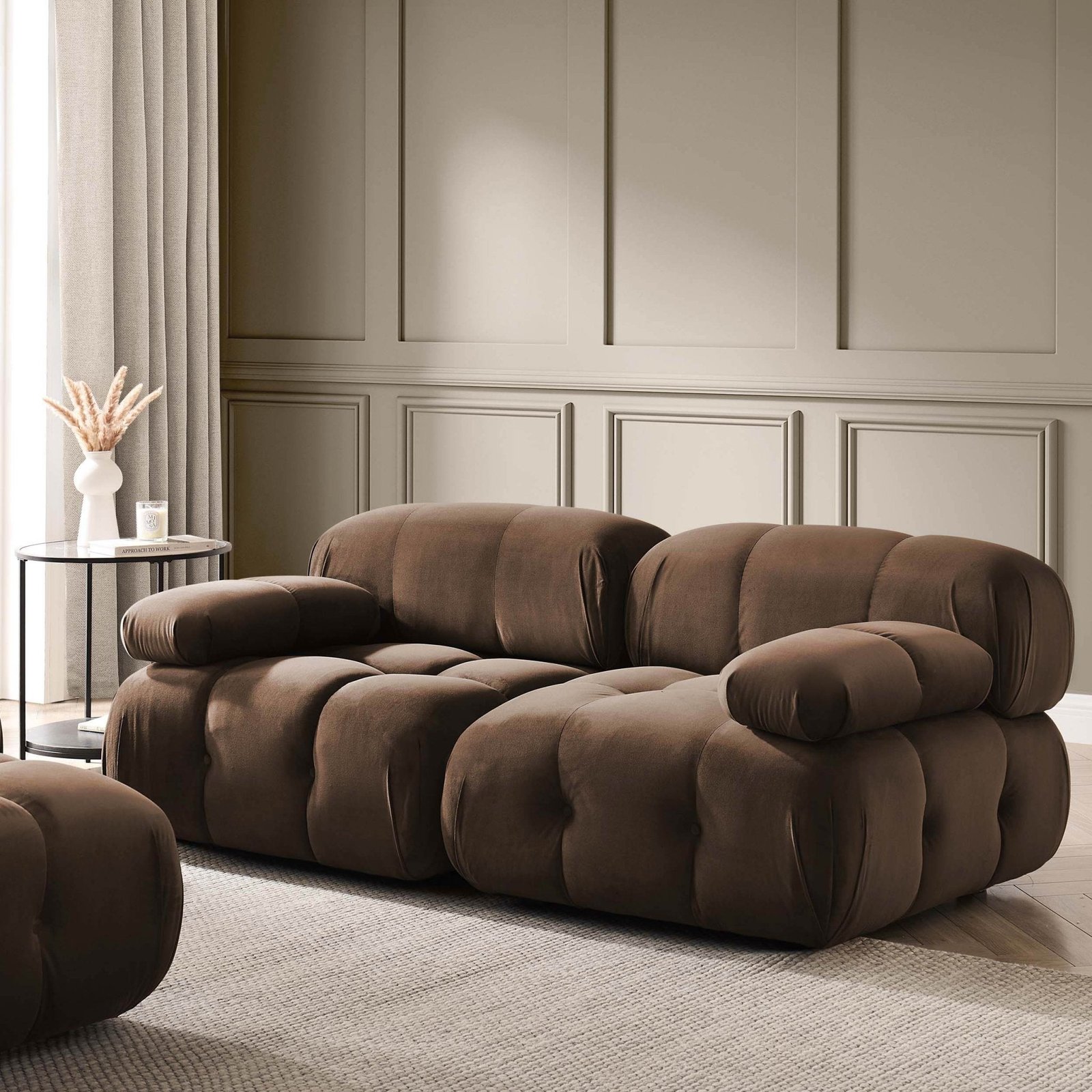 Bondi 2 Seater Sofa — Cappuccino
