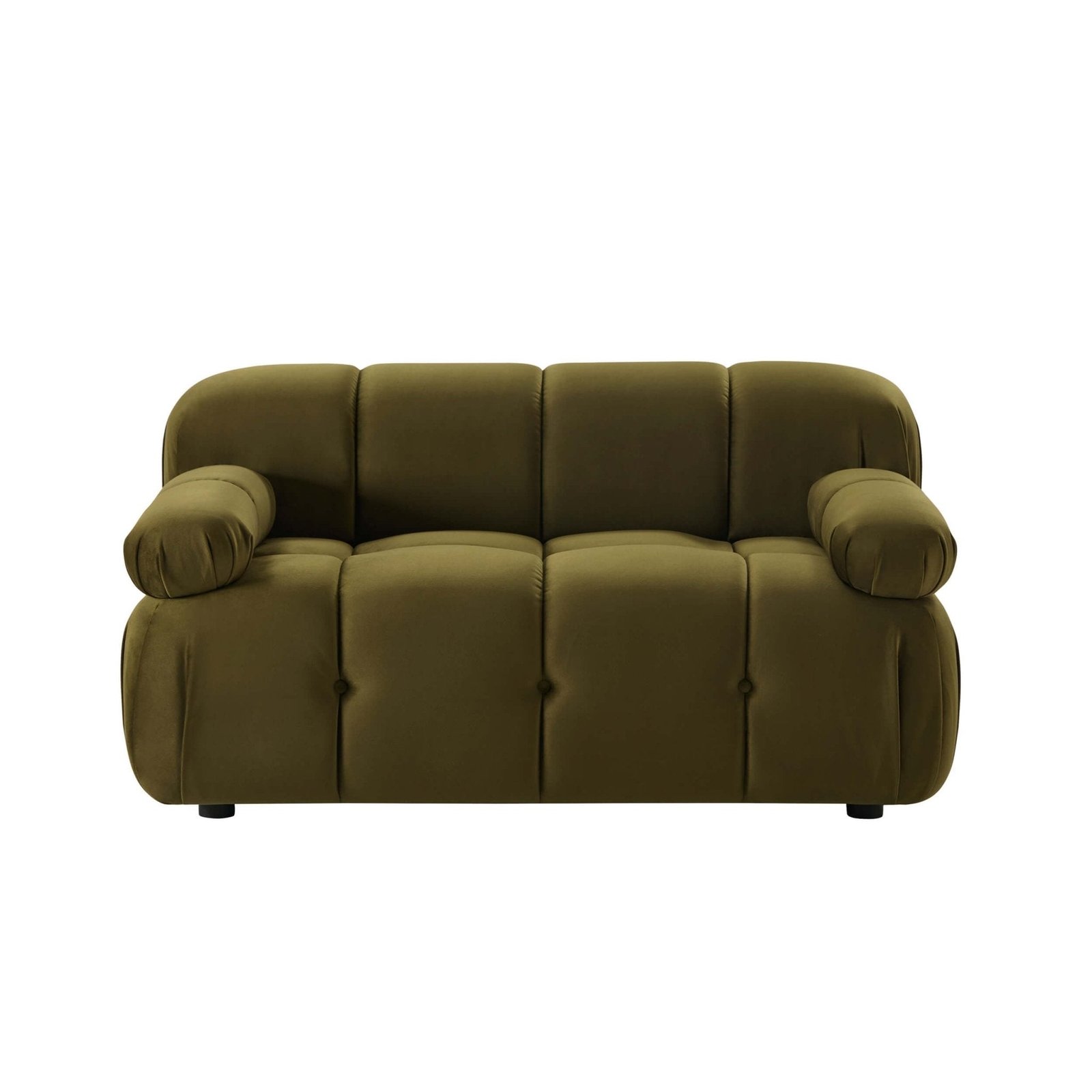Bondi Compact 2 Seater Sofa - Rich Green - Green Lane