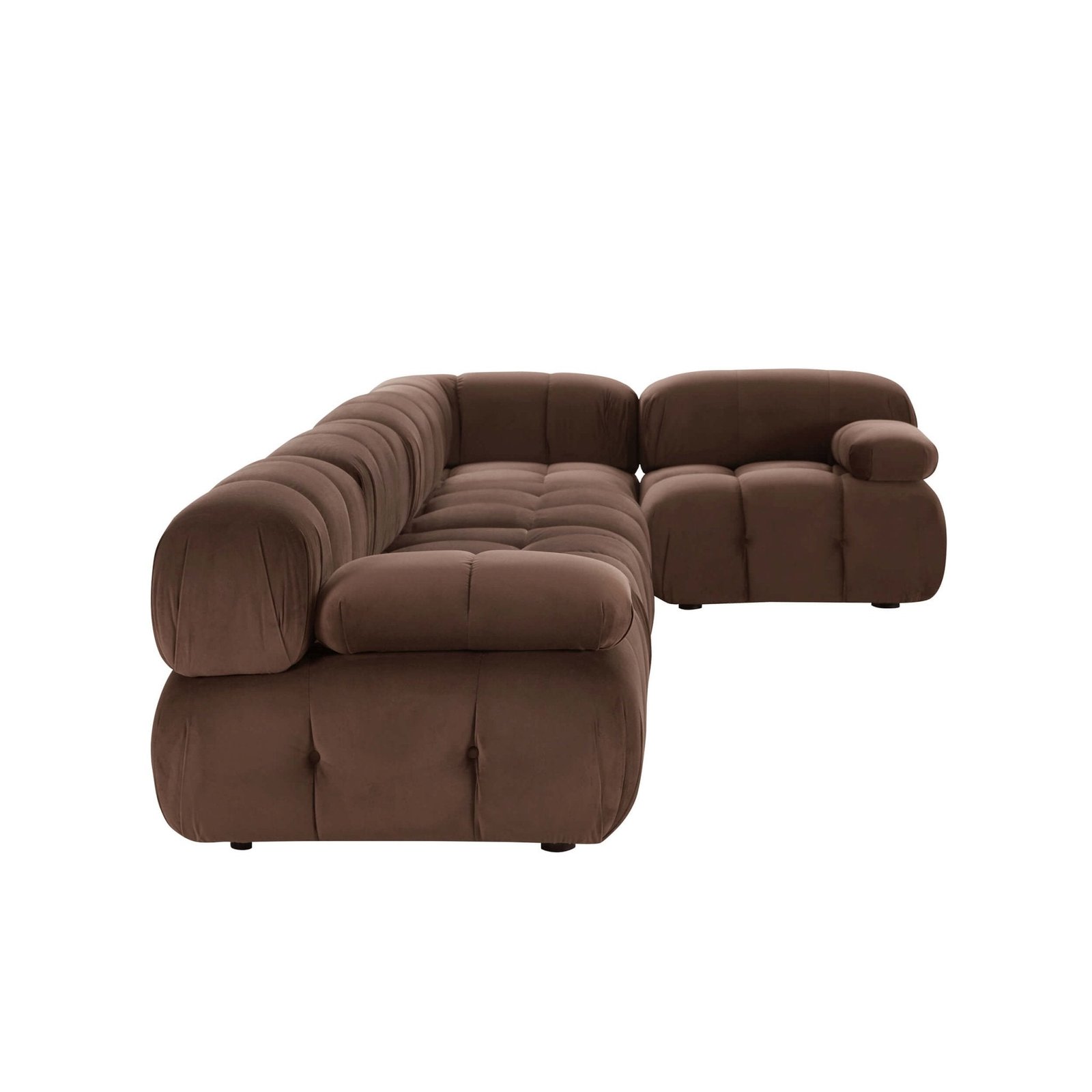 Bondi Large Right Hand L Shape Sofa - Cappuccino - Green Lane