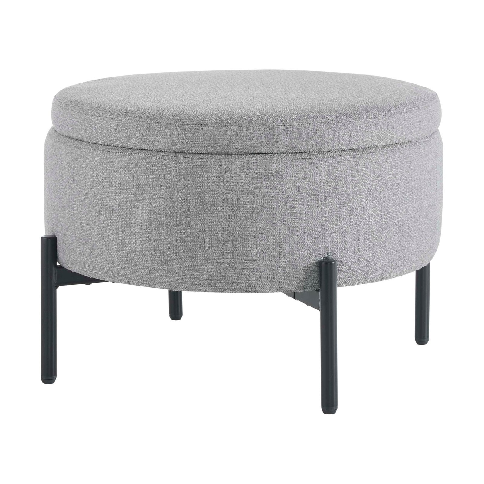 Bristol Pouffe - Mid Grey