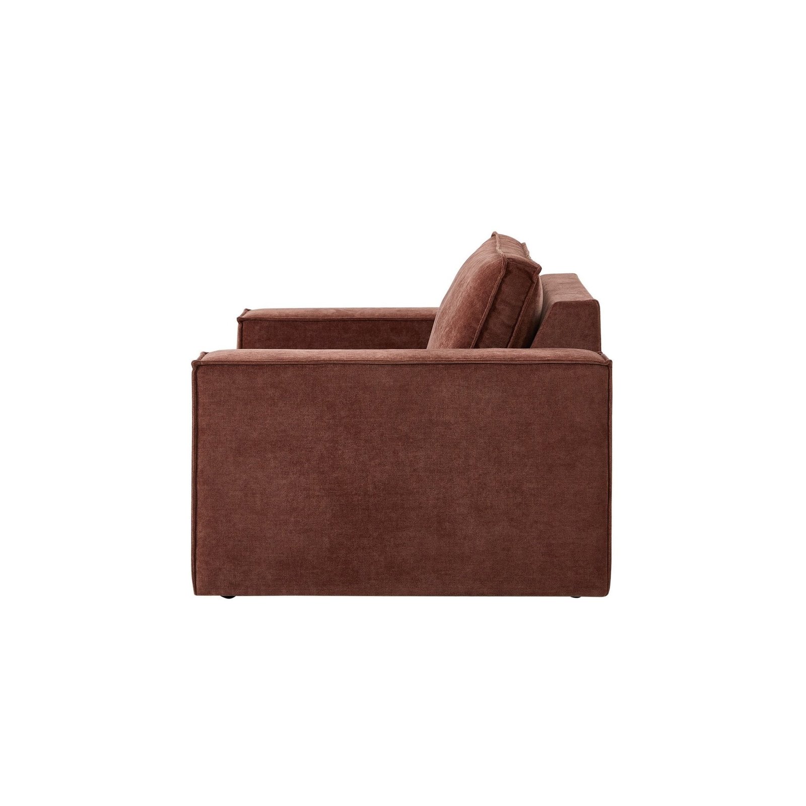 Brooklyn Loveseat - Chenille Dark Rust - Green Lane