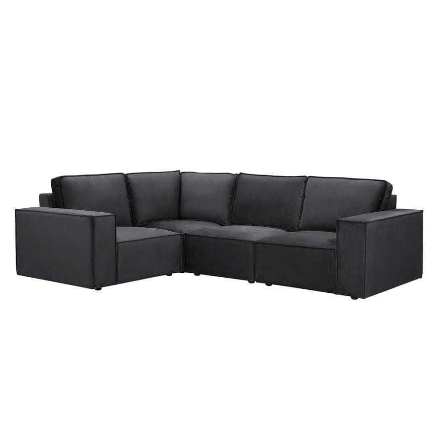 Brooklyn Small Left Hand L-Shape Sofa - Ink