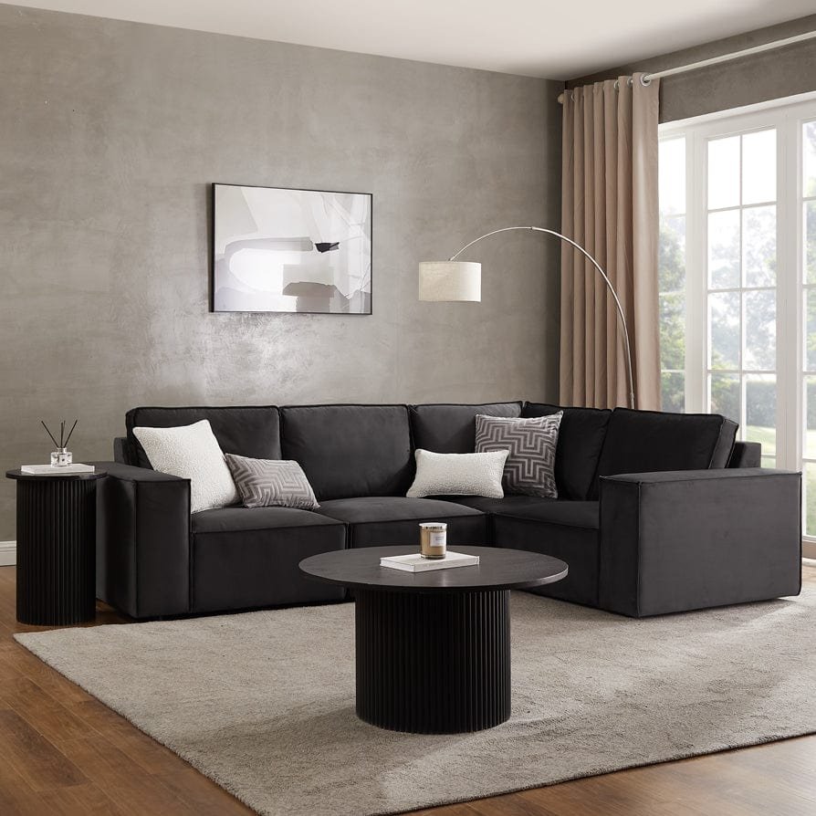 Brooklyn Small Right Hand L-Shape Sofa — Ink