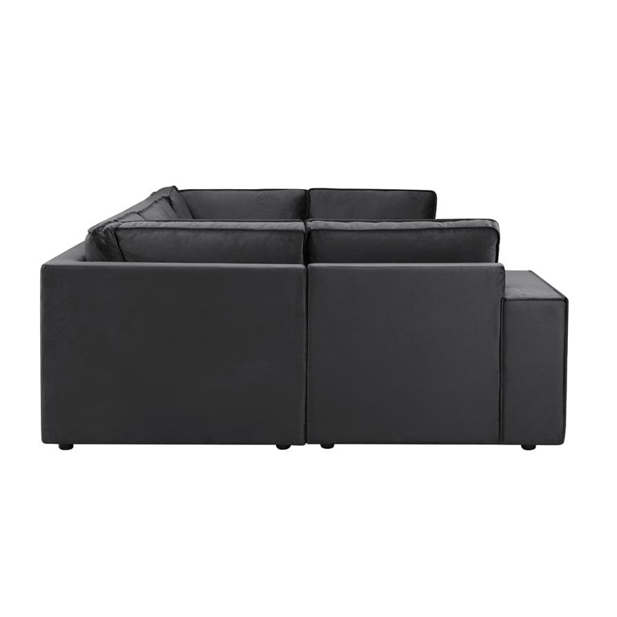 Brooklyn U-Shape Sofa - Ink