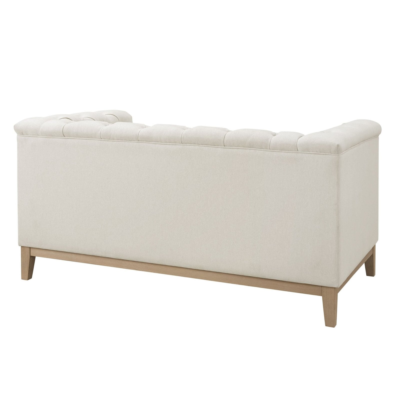 Chesterfield 2 Seater Sofa - Cream Linen