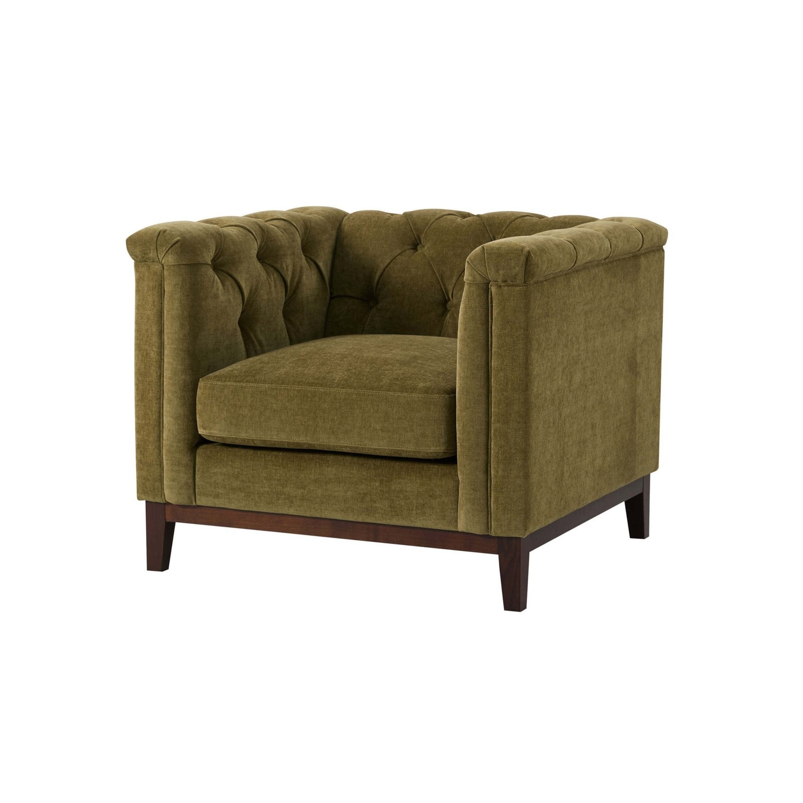 Chesterfield Armchair - Cedar Earth