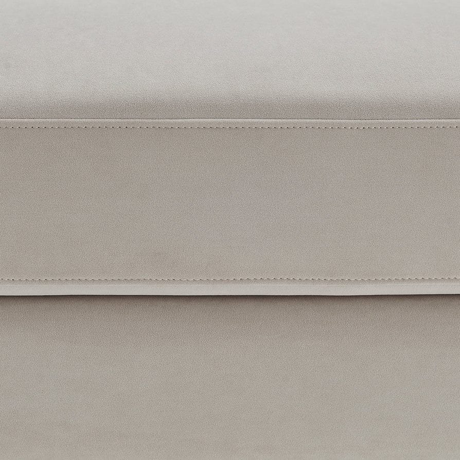 Chesterfield Pouffe - Stone