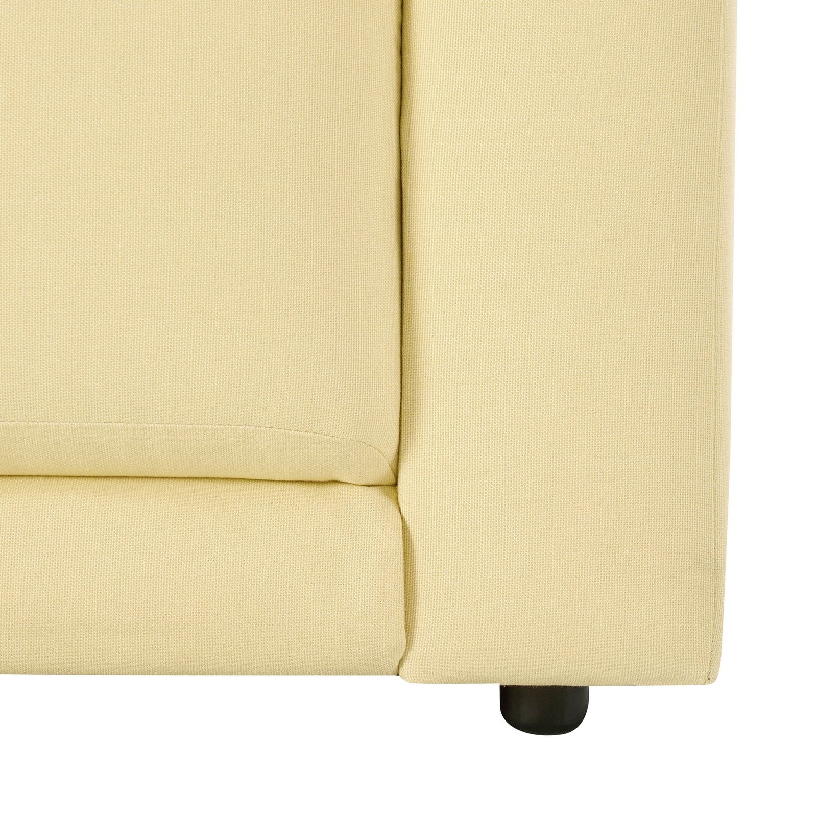 Chicago 3 Seater Sofa - Butter Yellow - Green Lane