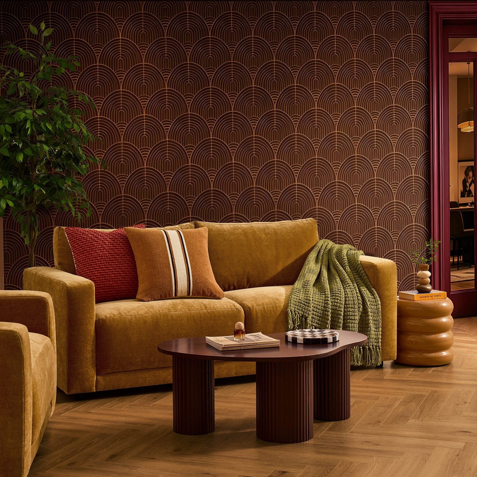 Chicago 3 Seater Sofa - Golden Haze