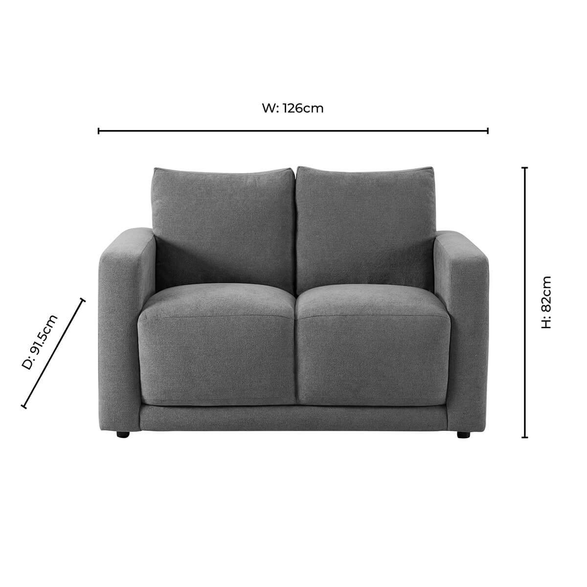 Chicago Compact 2 Seater Sofa - Rich Green - Green Lane