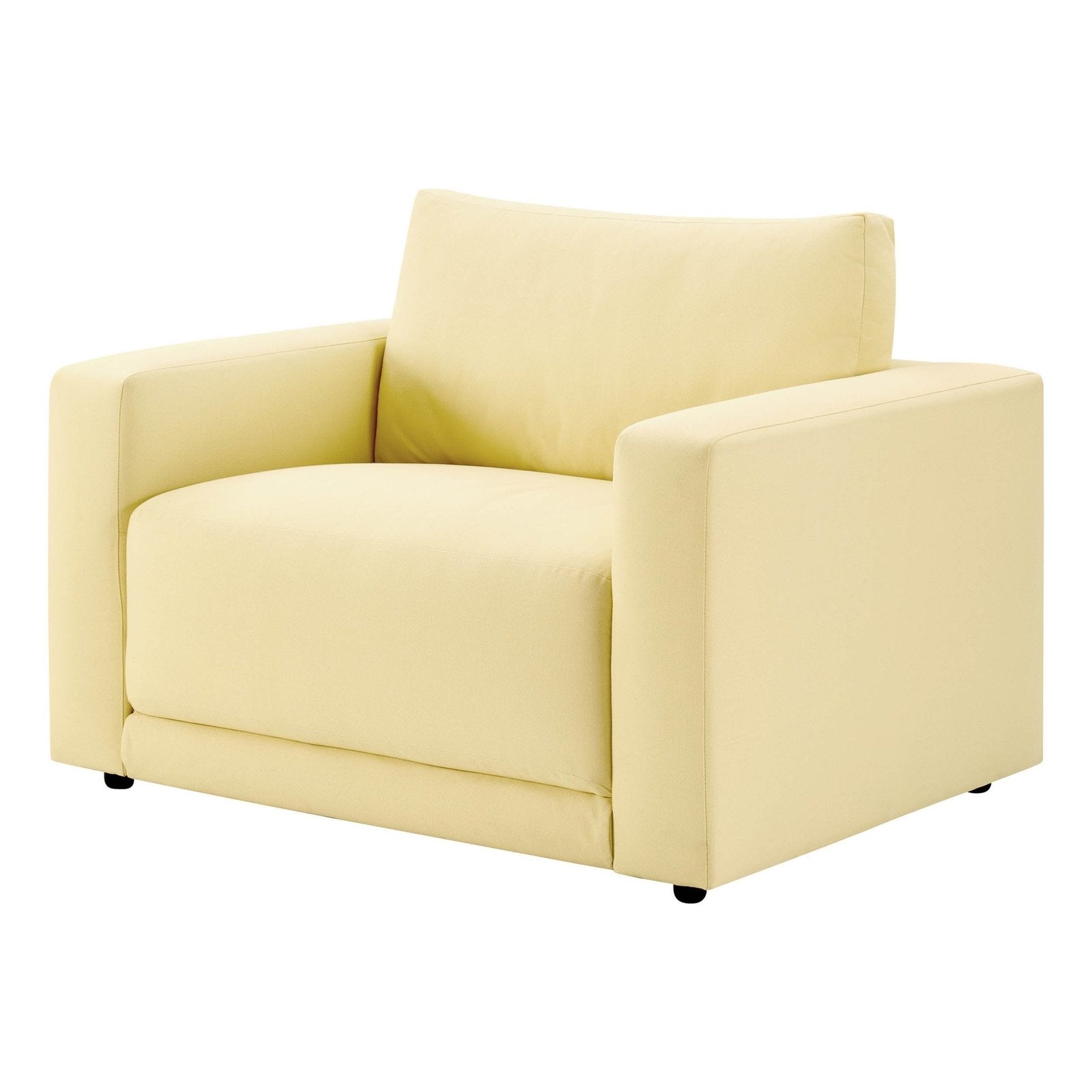 Chicago Loveseat - Butter Yellow - Green Lane