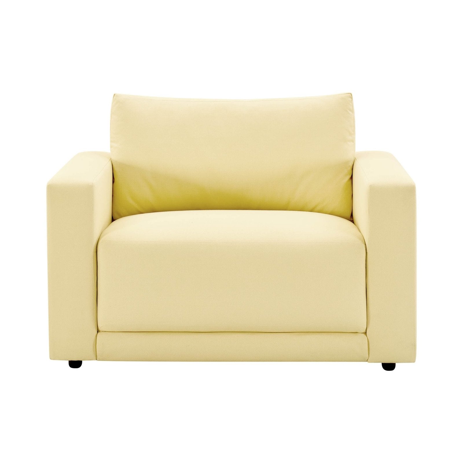 Chicago Loveseat - Butter Yellow - Green Lane