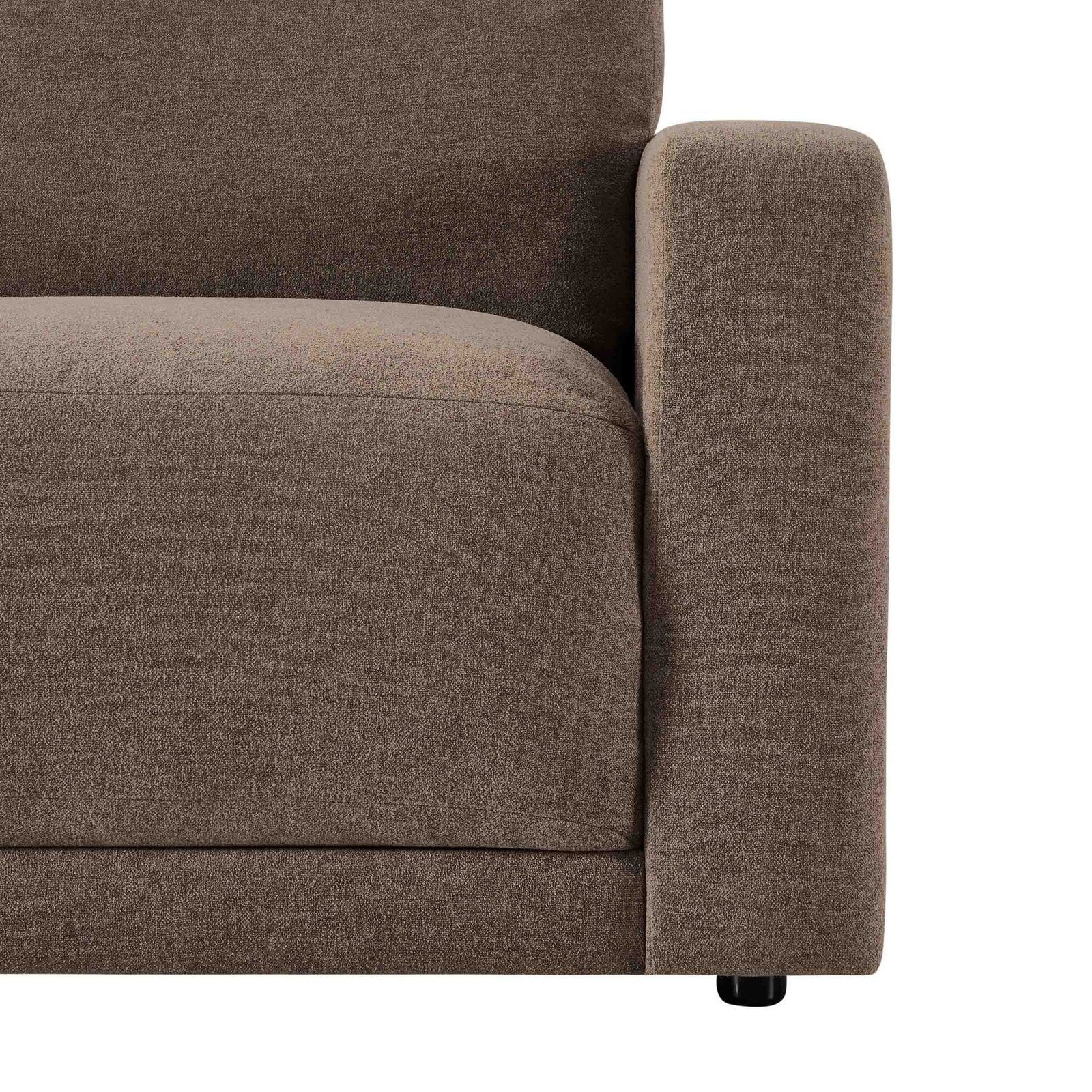 Chicago Loveseat - Chenille Mushroom - Green Lane