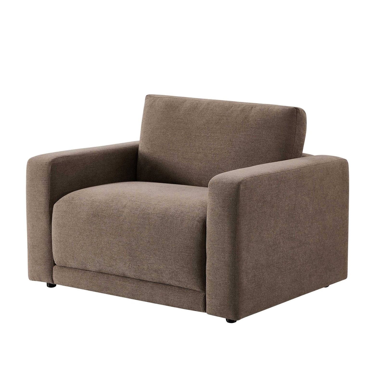 Chicago Loveseat - Chenille Mushroom - Green Lane