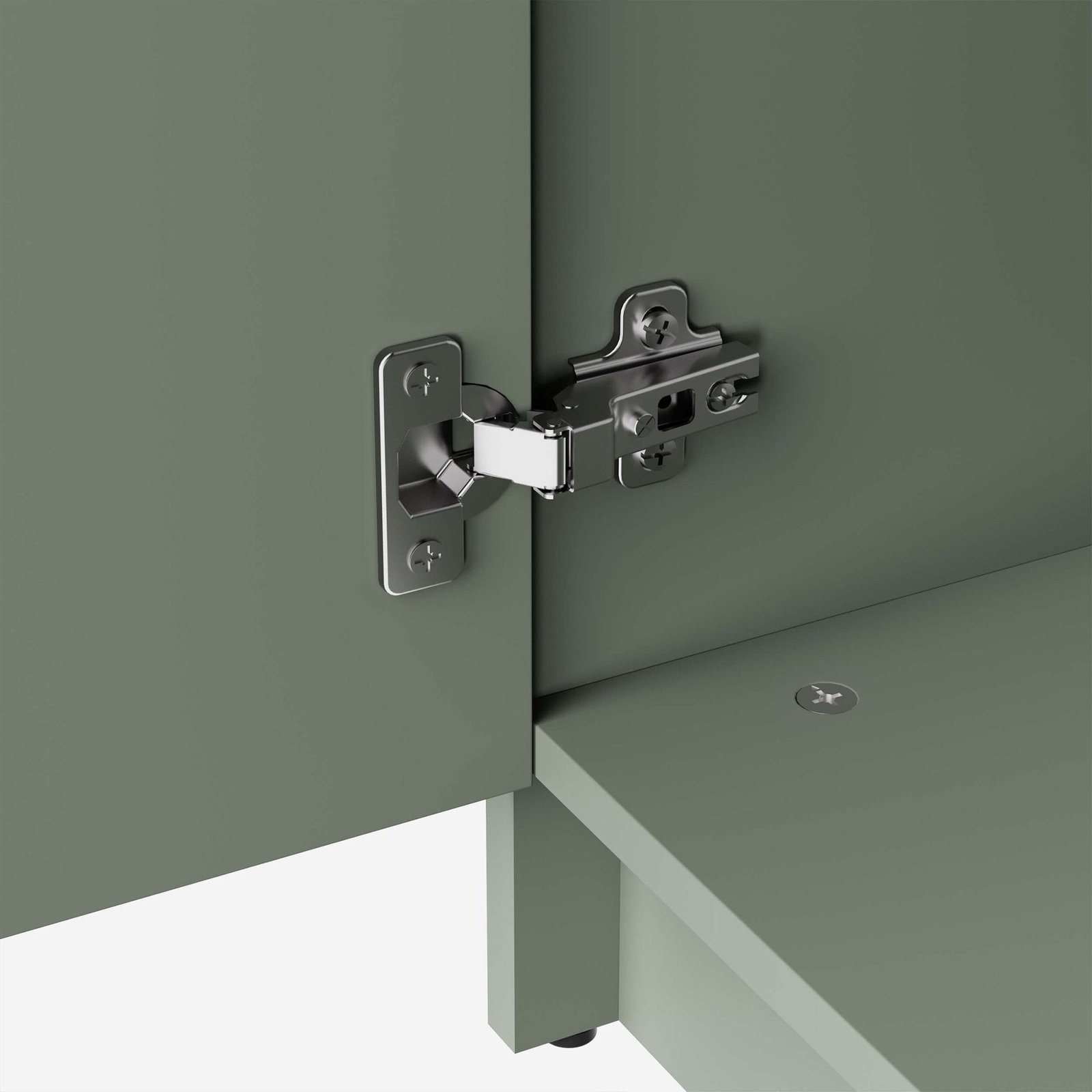 Darcey 3 Door Wardrobe - Misty Green - Green Lane