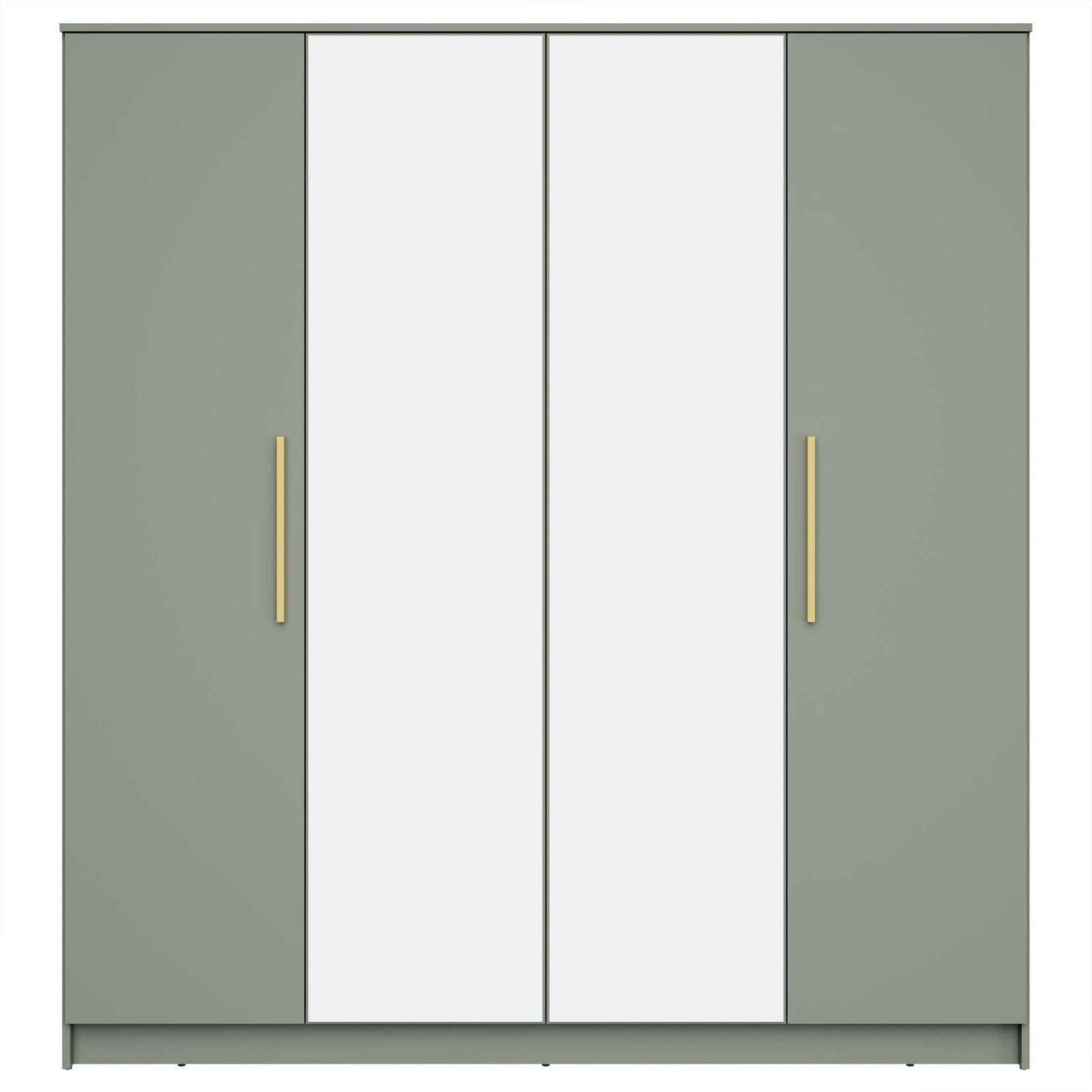 Darcey 4 Door Wardrobe - Misty Green - Green Lane