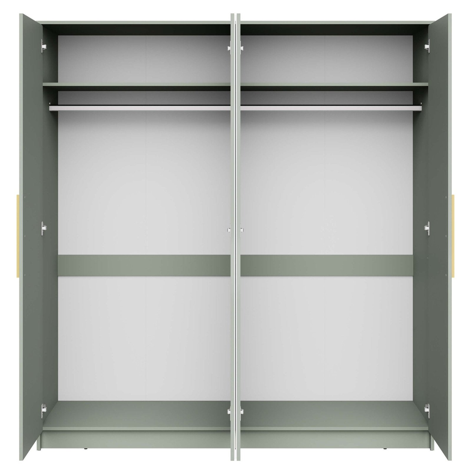 Darcey 4 Door Wardrobe - Misty Green - Green Lane