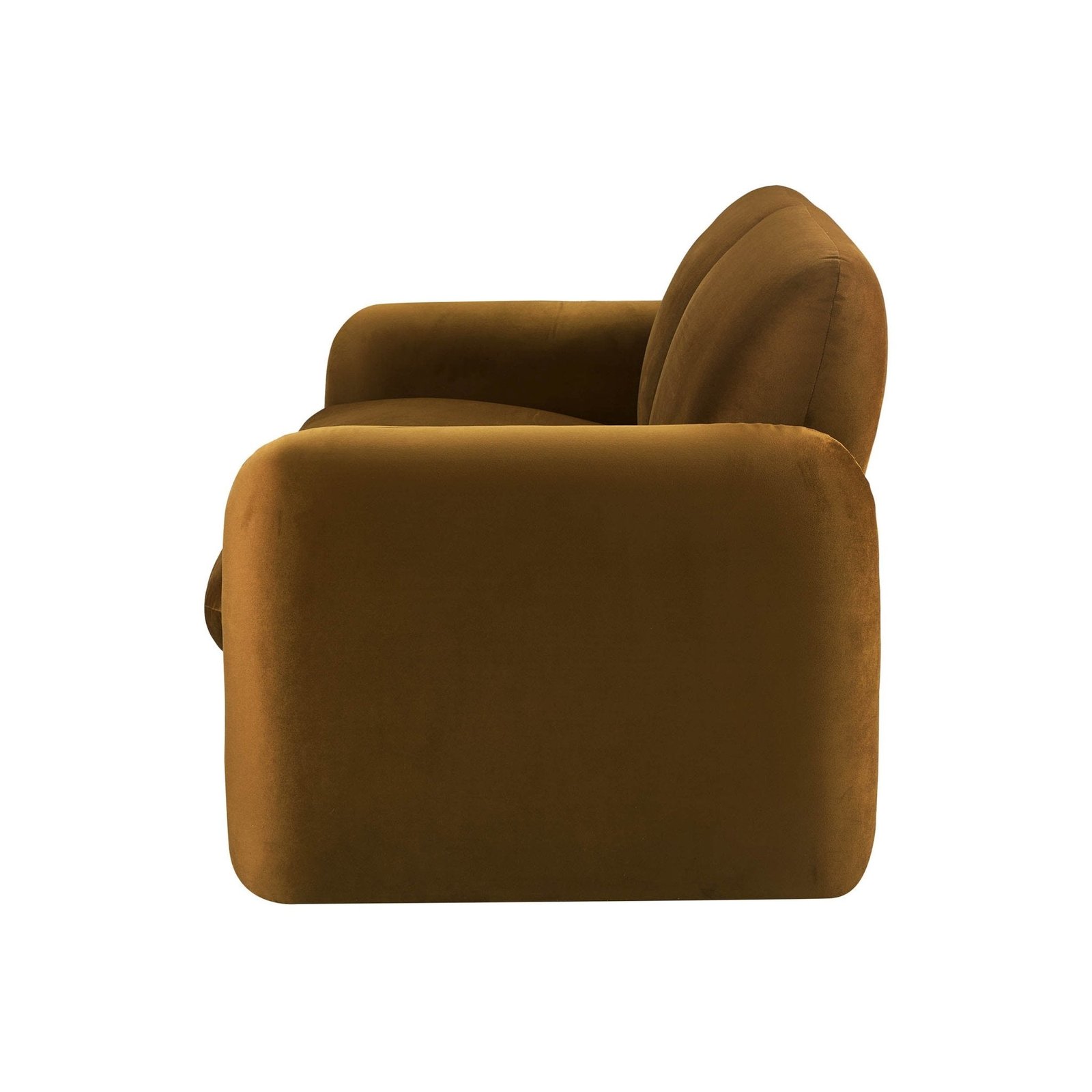 Dublin 2 Seater Sofa - Muted Gold