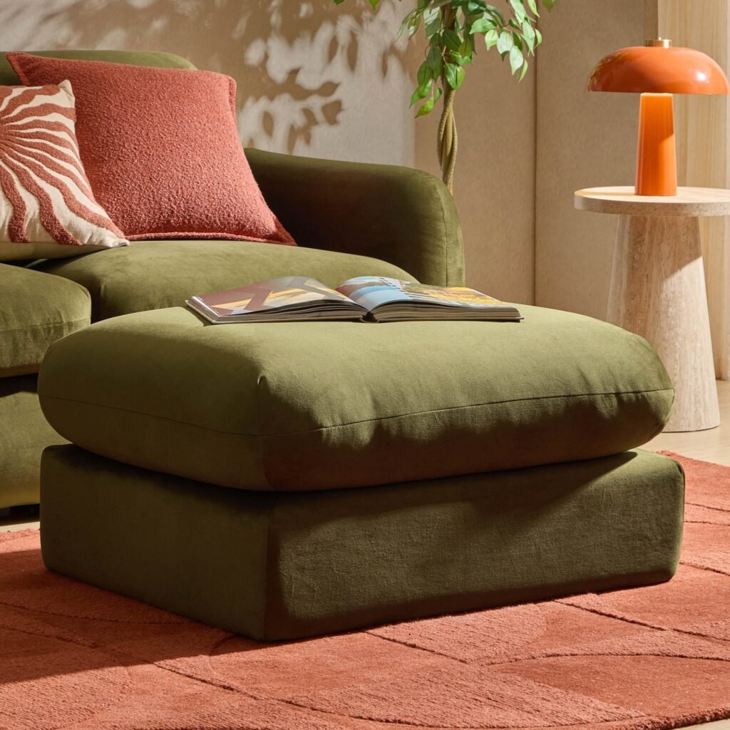Dublin Pouffe - Rich Green