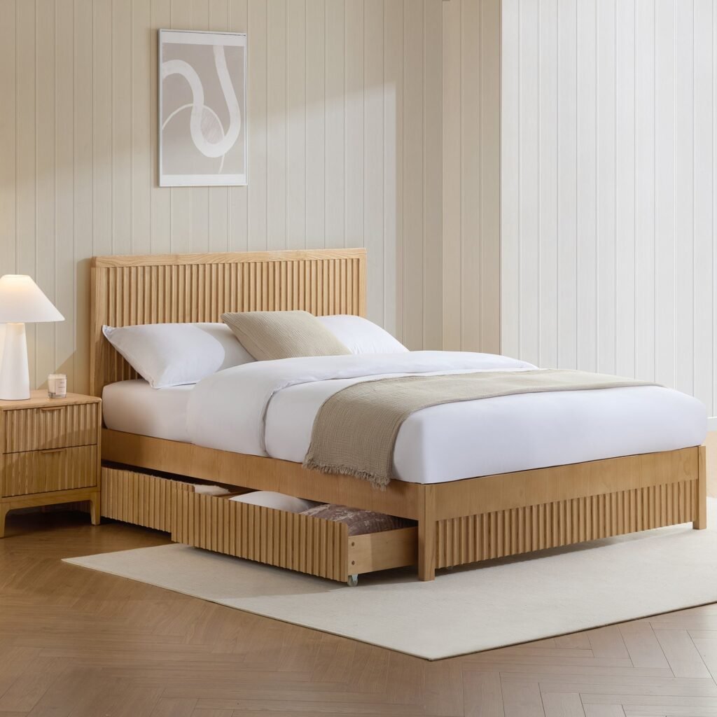 Elena Divan Bed - Wood - Green Lane