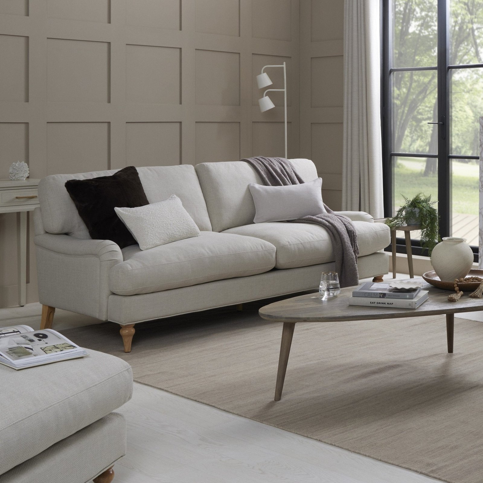 Hampshire 3 Seater Sofa - Beige