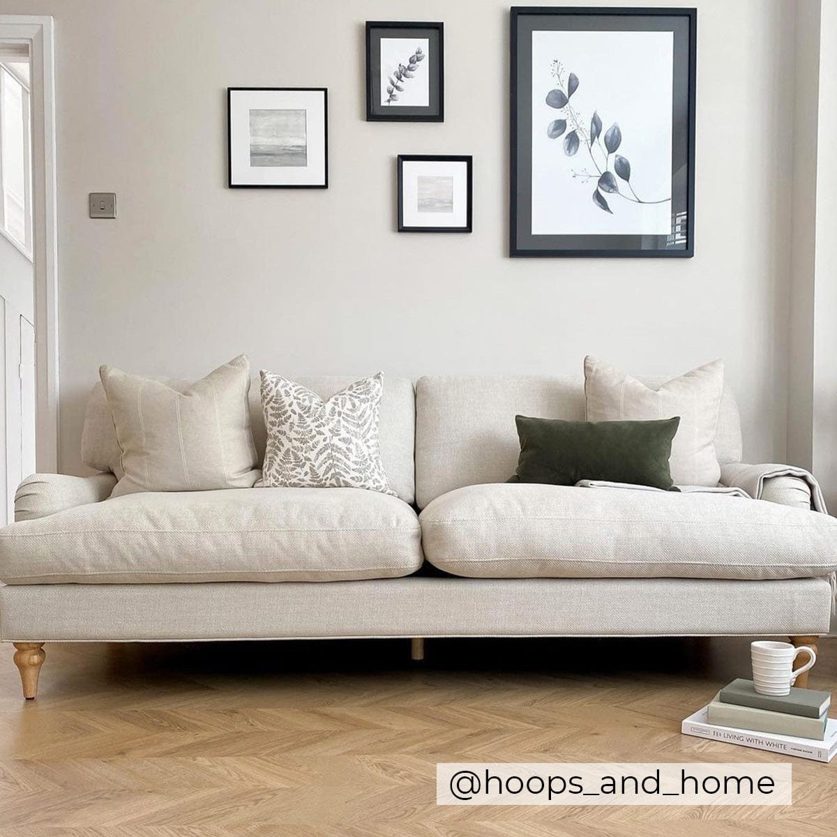 Hampshire 3 Seater Sofa — Beige