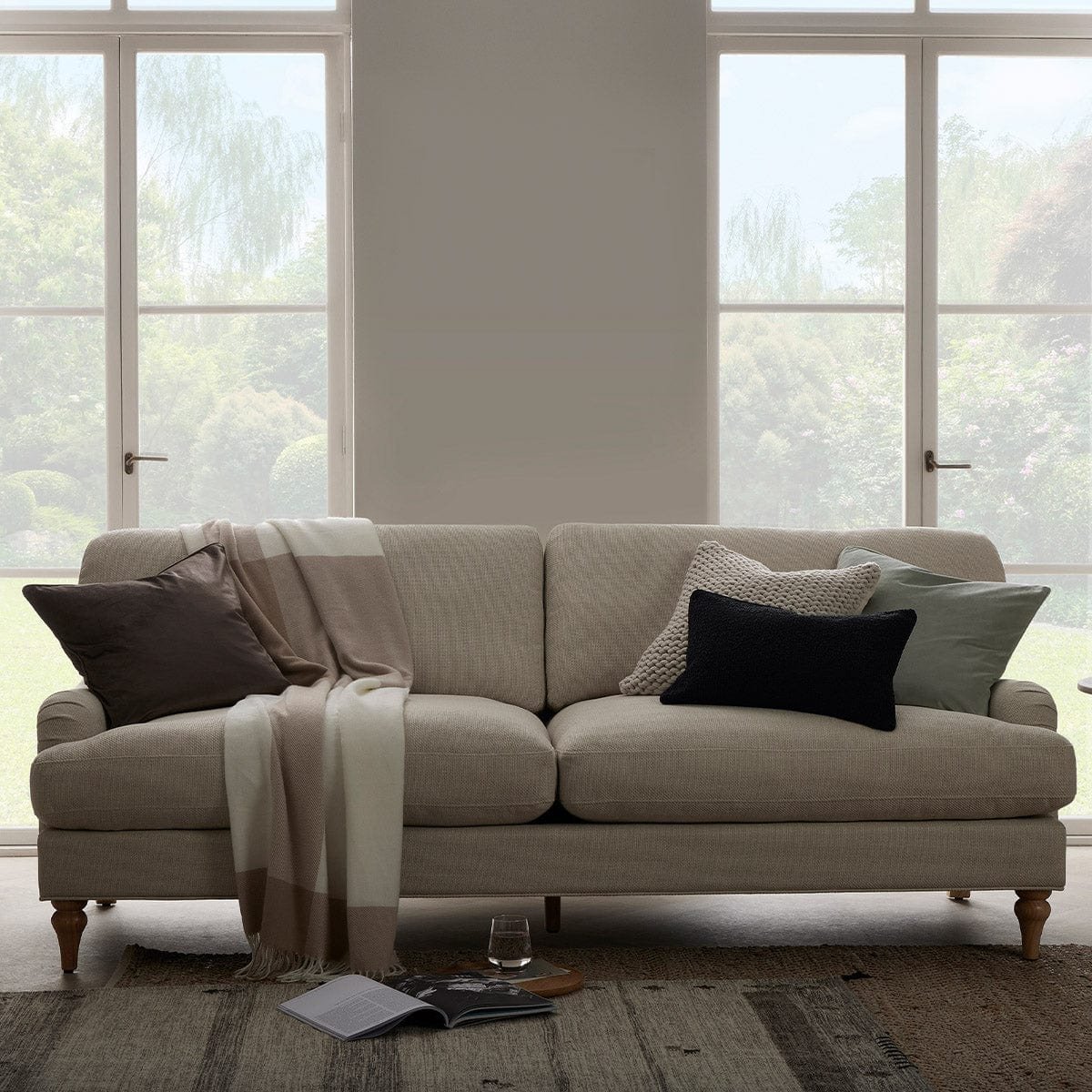 Hampshire 3 Seater Sofa — Beige