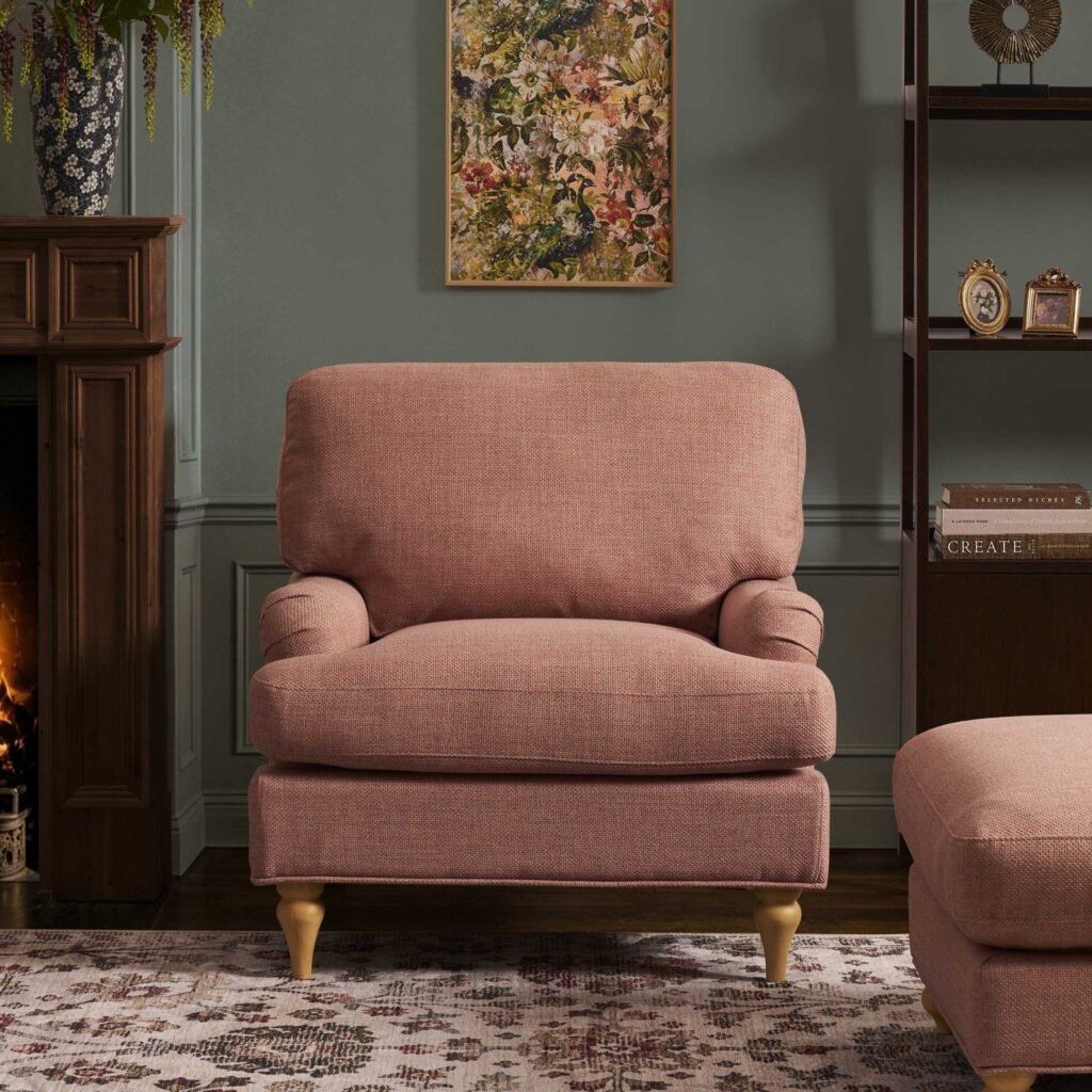 Hampshire Armchair - Rose - Green Lane