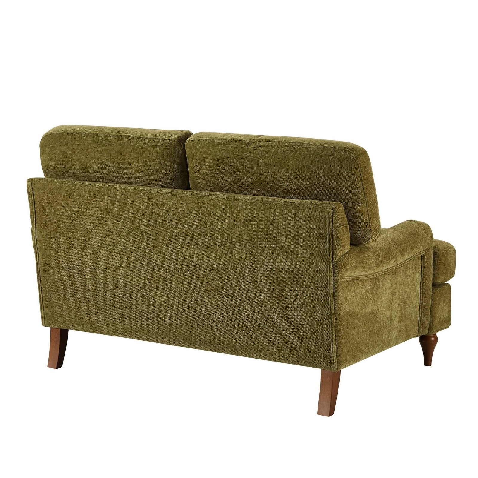 Hampshire Compact 2 Seater Sofa - Chenille Olive - Green Lane
