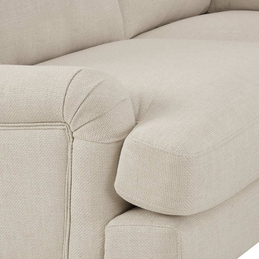 Hampshire Left Hand Chaise Sofa - Beige