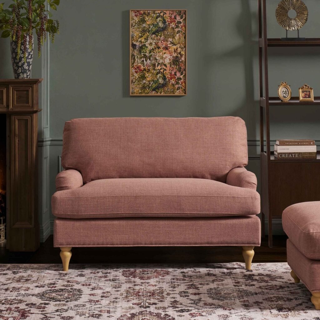 Hampshire Loveseat - Rose - Green Lane