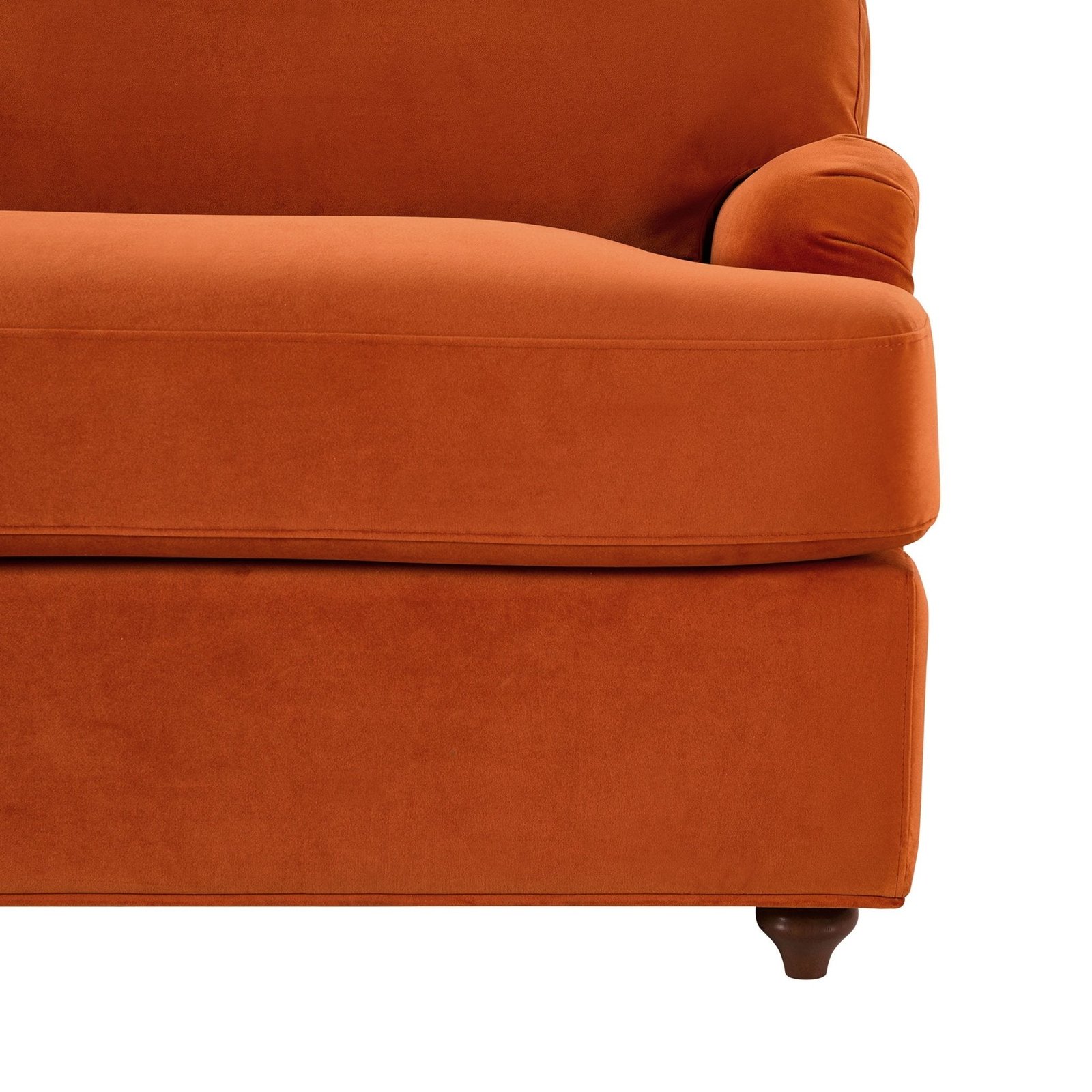Hampshire Loveseat Sofa Bed - Bright Orange - Green Lane