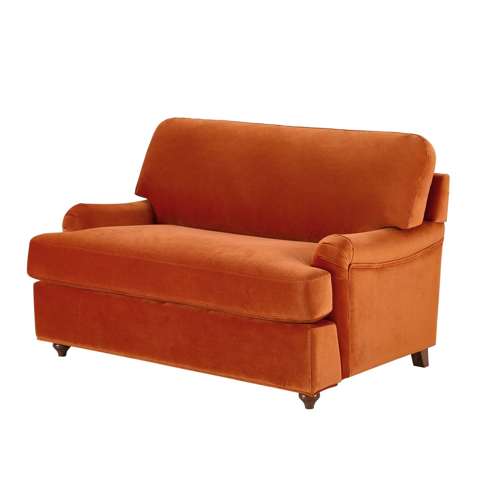Hampshire Loveseat Sofa Bed - Bright Orange - Green Lane