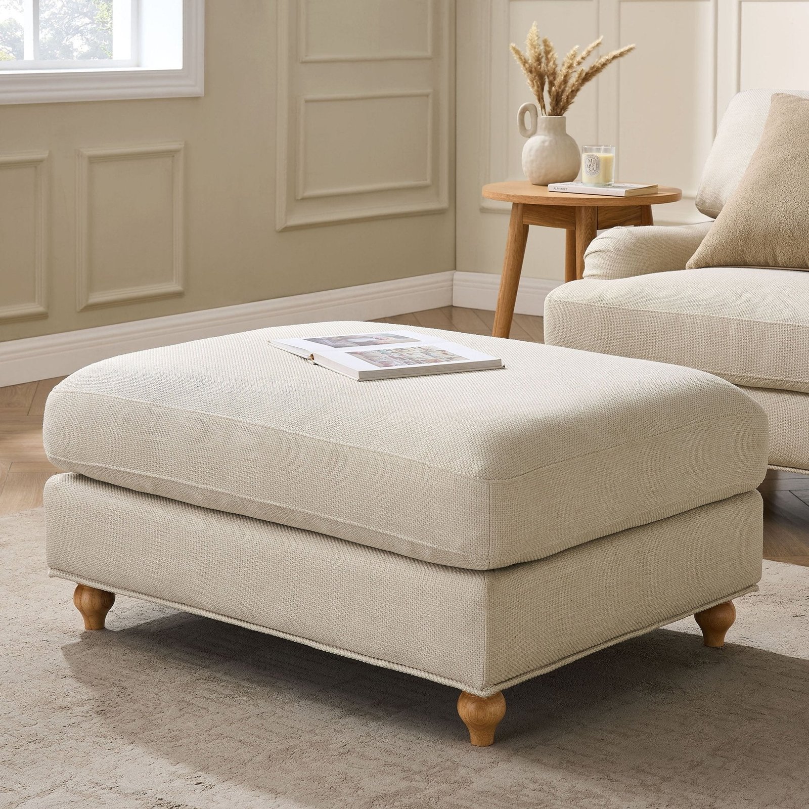 Hampshire Pouffe — Beige