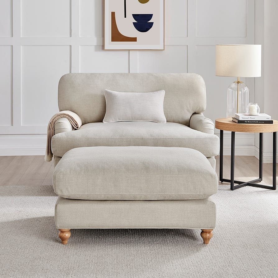 Hampshire Pouffe — Beige