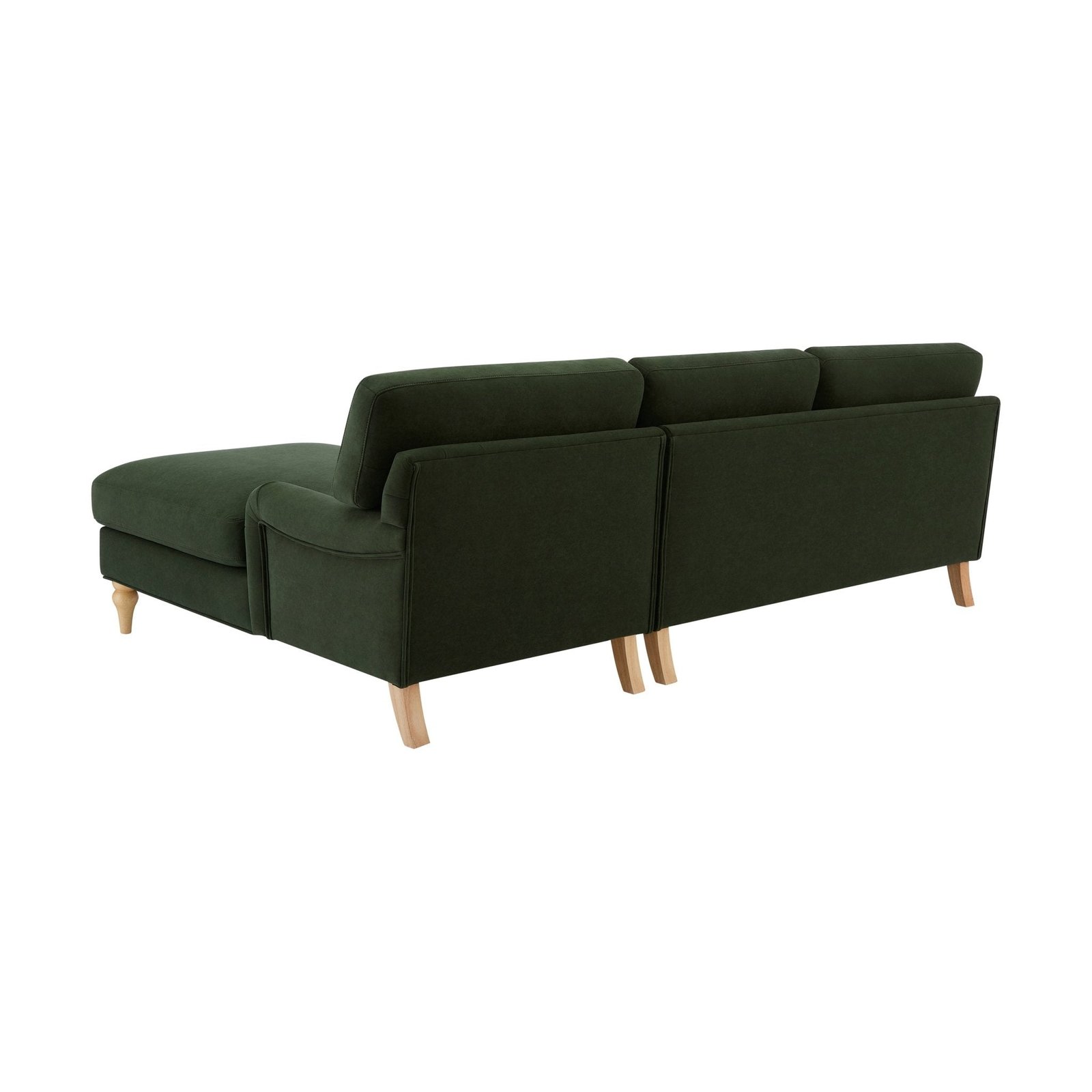 Hampshire Right Hand Chaise Sofa - Dark Olive
