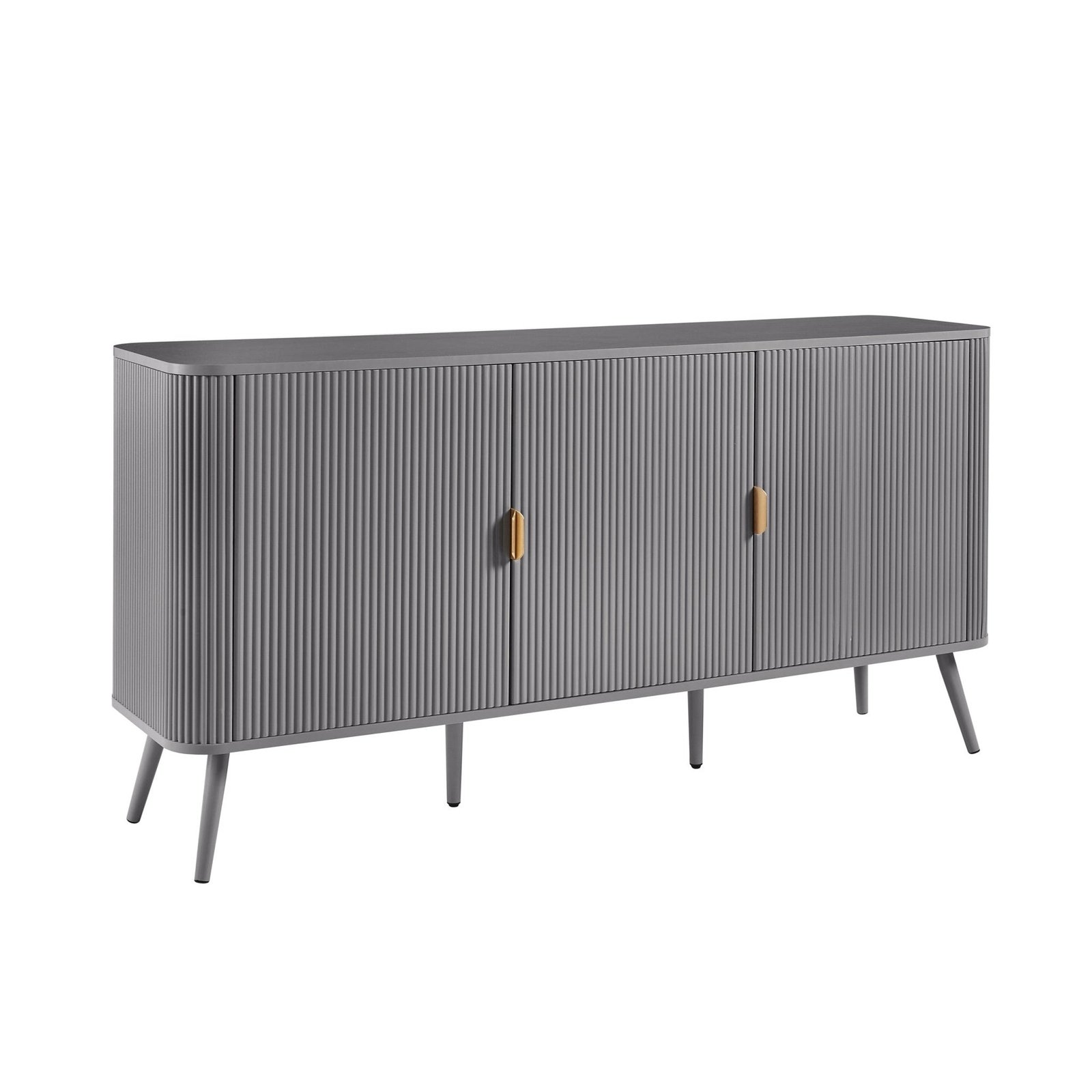 Hattie 3 Door Sideboard — Light Grey