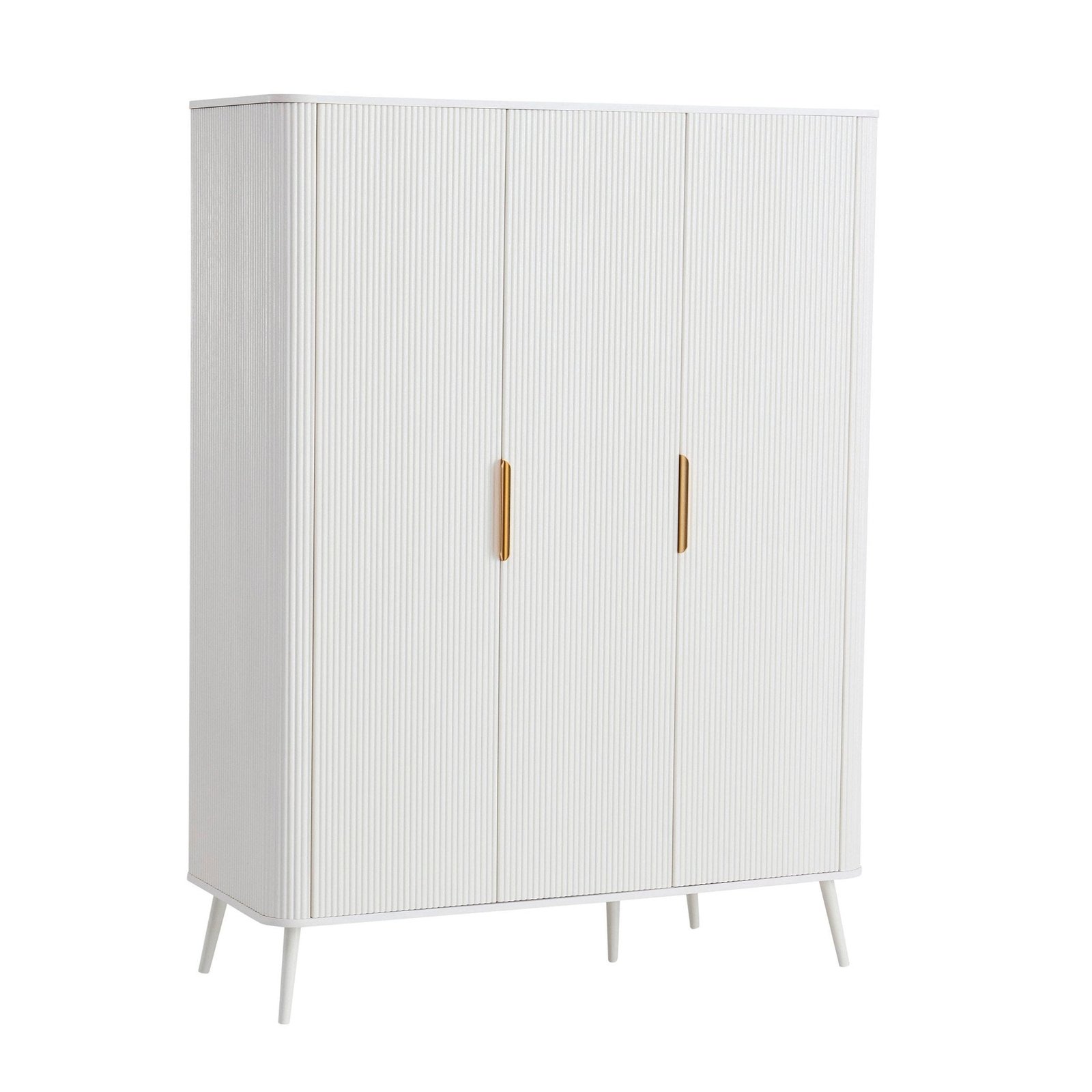 Hattie 3 Door Wardrobe - Warm White - Green Lane