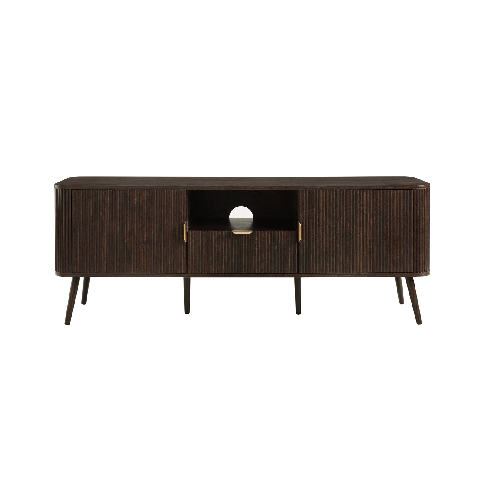 Hattie TV Unit for TVs up to 65" - Walnut