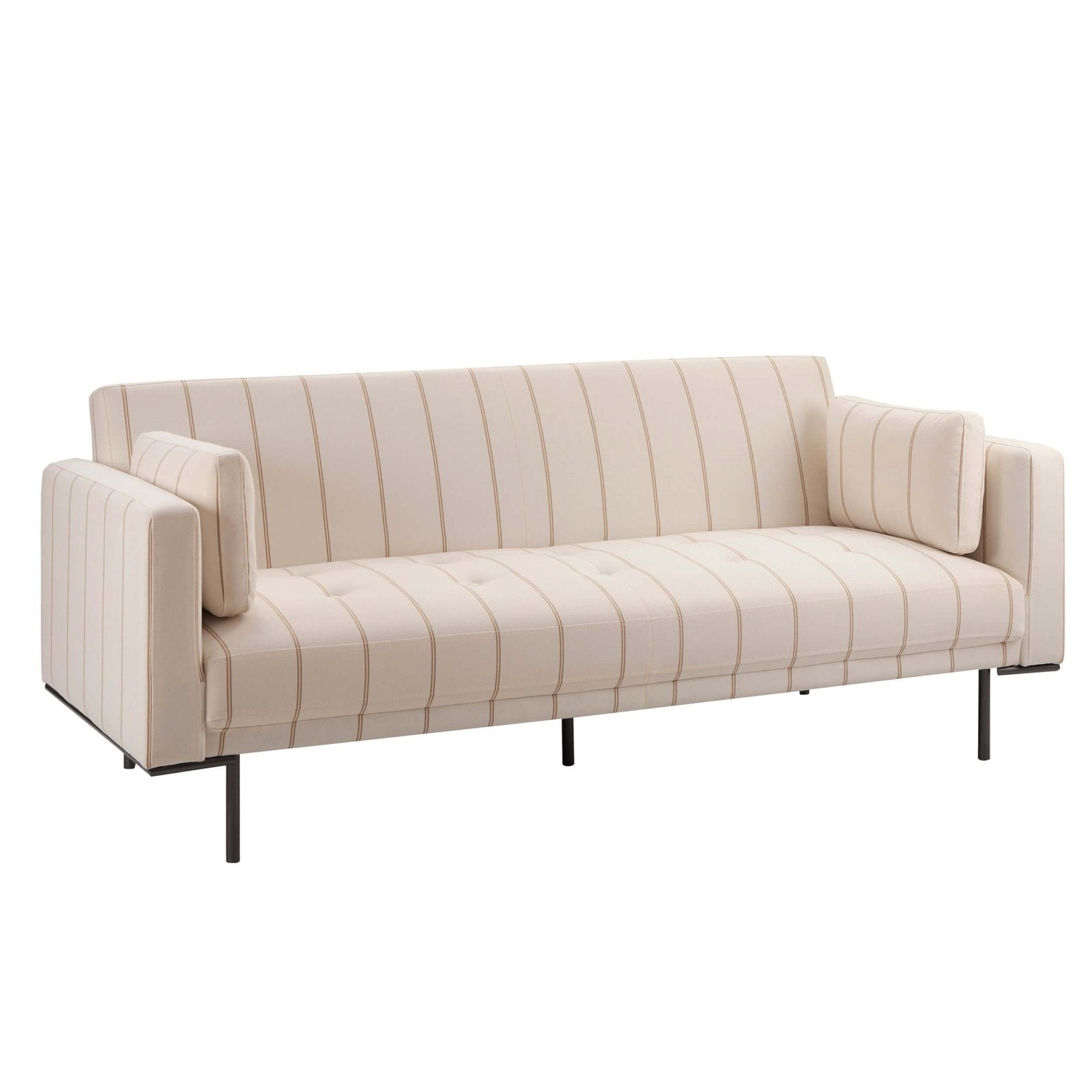 Hudson Click Clack Sofa Bed - Thin Natural Stripe