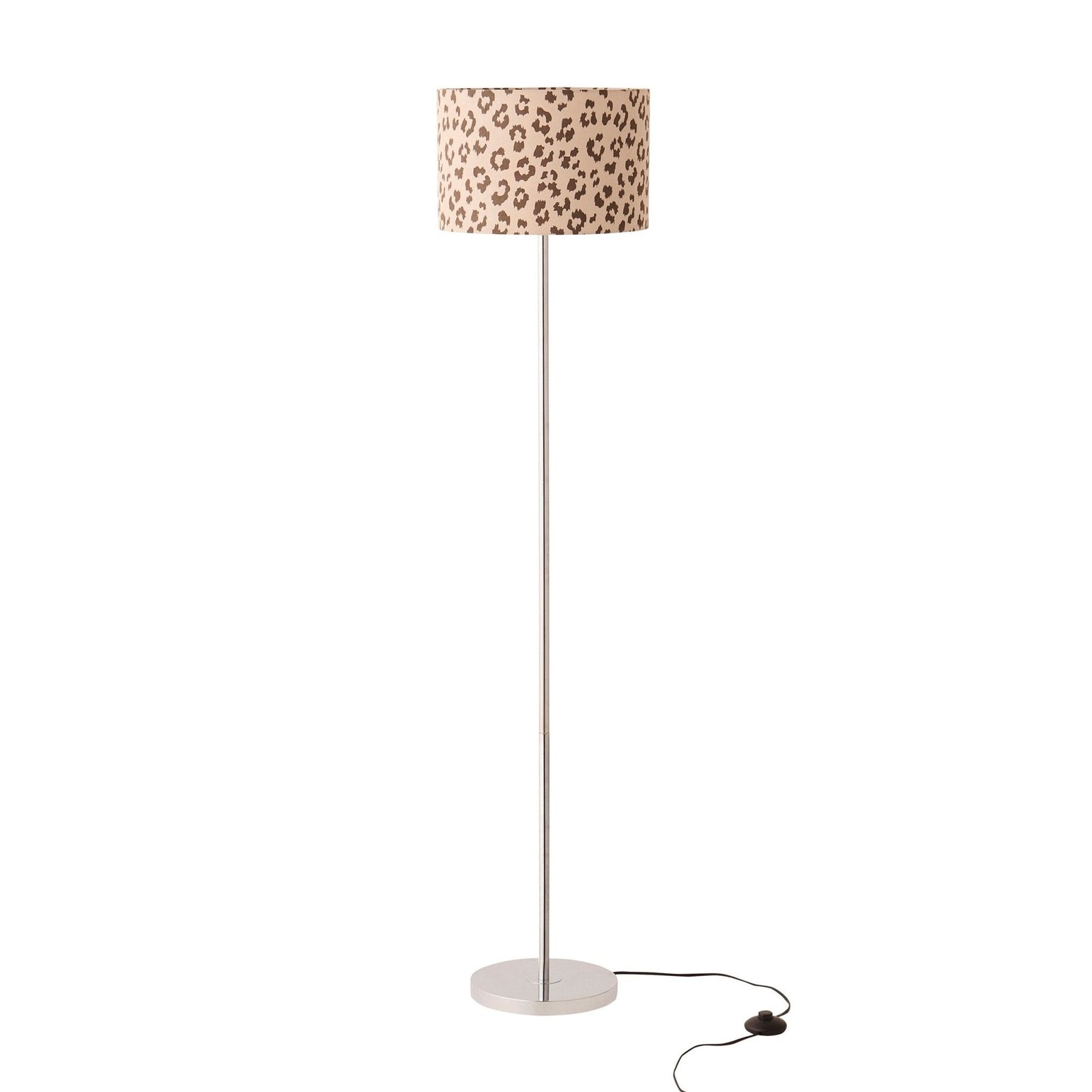 Leopard Print Floor Shade - Natural/Brown