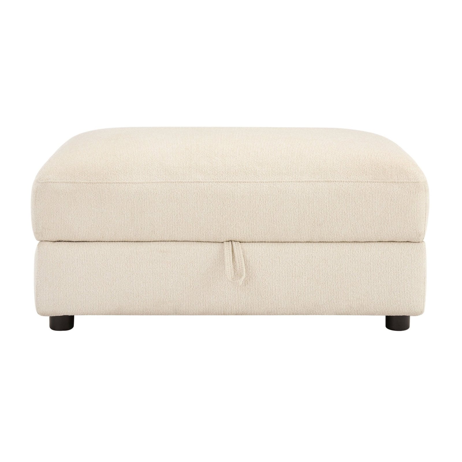 Lyon Storage Pouffe - Speckled Sand Boucle