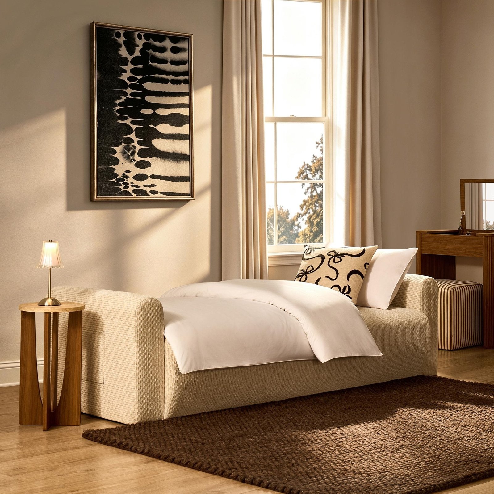 Madera Sofa Bed - Check - Green Lane