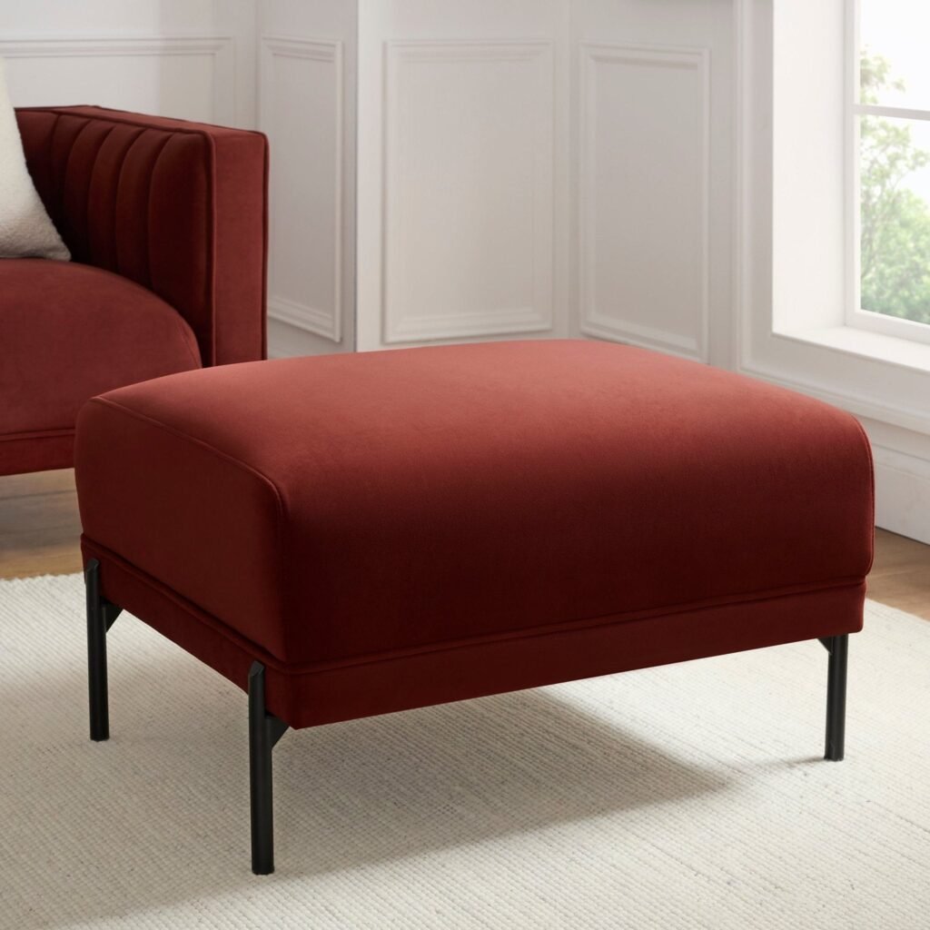 Madison Pouffe - Rust