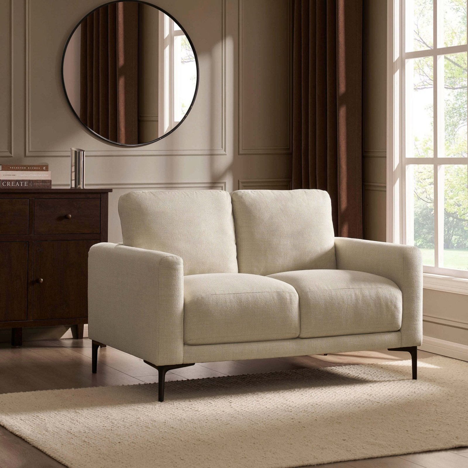 Malibu Small 2 Seater Sofa - Beige